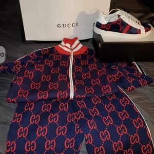 Track suits and sneakers worn once